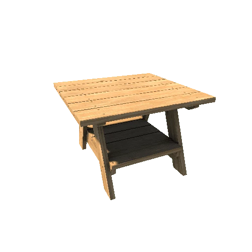 Small Wood Table_Square